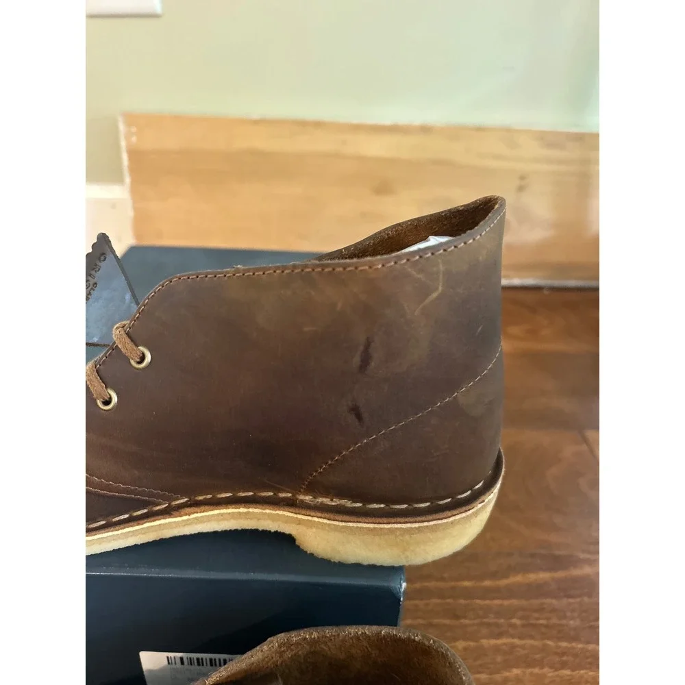 Clarks Originals Desert Boot Beeswax Leather Chukka Mens 7.5 M‎ NEW